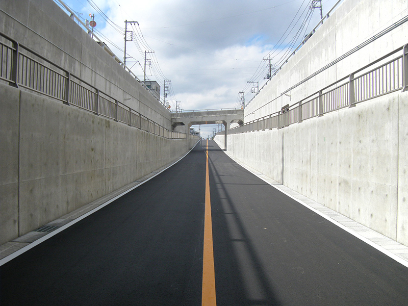 前口山ノ内線道路築造工事（その1）