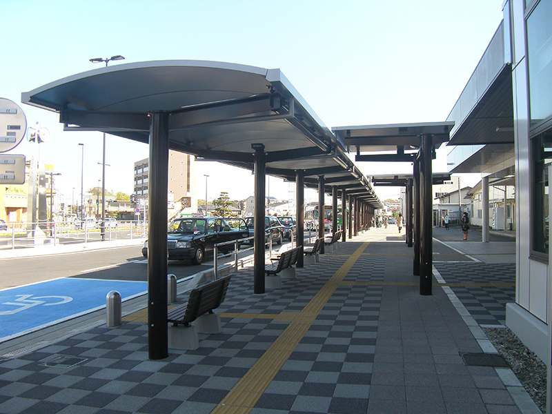 Ｈ24蓮田駅西口駅前交通広場歩道築造工事