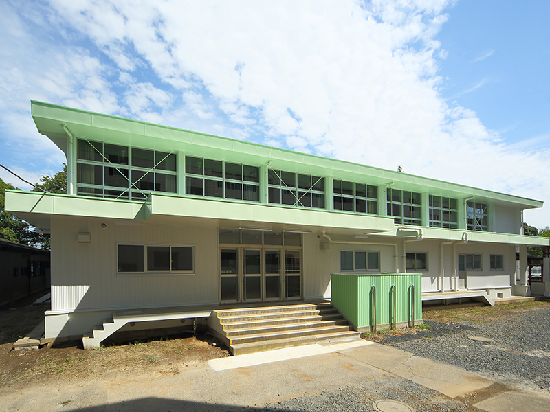 緑小学校体育館耐震補強工事