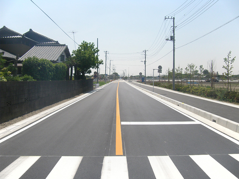 28-杉戸-45号　交差点整備その3工事