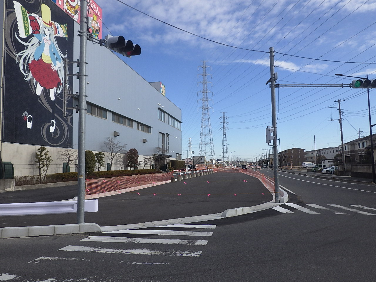 道路築造工事（補助幹線３号線外）